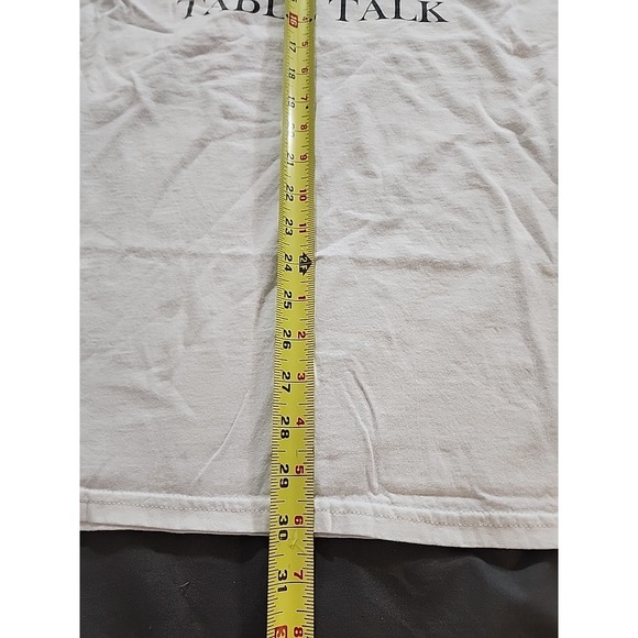 Rare Table Talk Band Shirt Fruit Loom White American Flag Logo Merch T Shirt XL - Picture 5 of 7